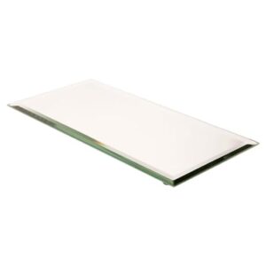 Plymor Rectangle 5mm Beveled Glass Mirror, 6 inch x 12 inch (Pack of 6)